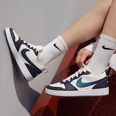Nike耐克官方正品女低帮板鞋大童运动鞋2025冬季新款休闲鞋IB0716