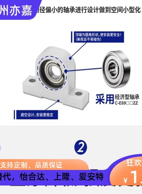 米思米C-BGHA698ZZ/690ZZ/6901ZZ/6902ZZZ轴承座厂家直销