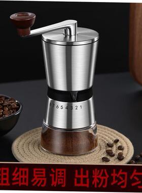 Manual Coffee grinder Stainless steel Burr milling咖啡磨豆机