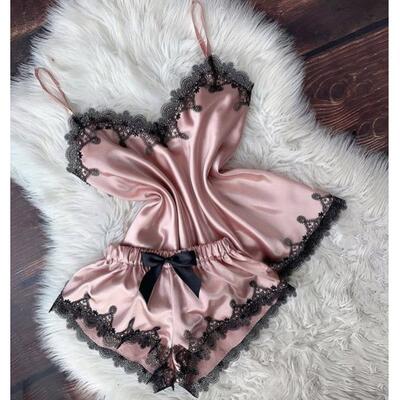 Ladies Sexy Suspender Lace Sexy Fun Pajamas Homewear
