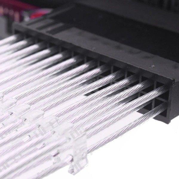 90 Degree ATX 24Pin Female to Male Connector Excellent ABS