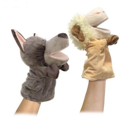 Hand Finger Puppet Kawaii Animal Plush Doll Educational Baby