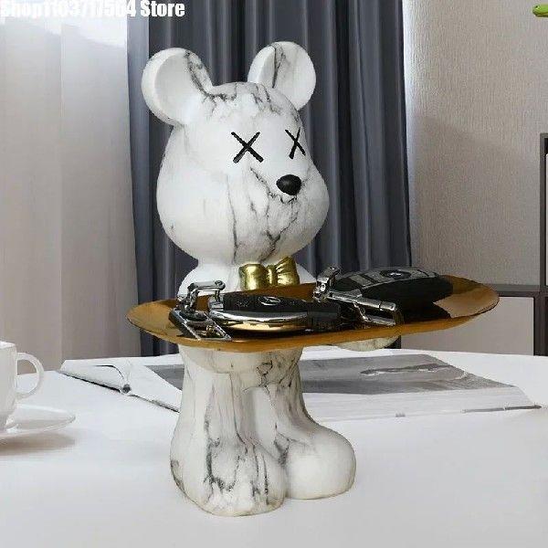 Tide play violent bear doll door put the key storage porch