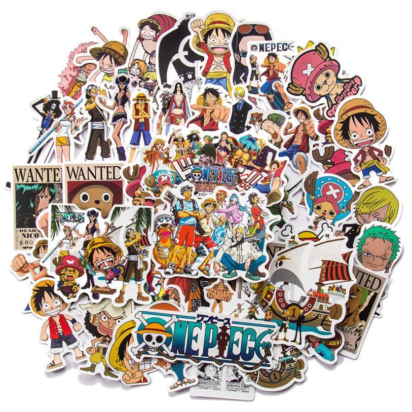 150Pcs One Piece Luffy Stickers Anime Sticker Notebook Mo