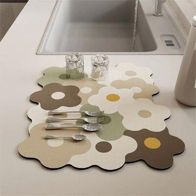 Drain Pad Norse Irregular Flower Rubber Thickness 4mm
