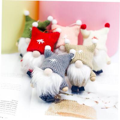 Christmas Swedish Santa Gnome Plush Doll Wool Cute Ornaments