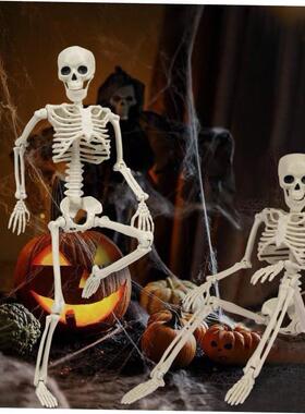 Halloween 40cm skeleton model plastic skull party props万圣