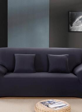 1-4 seaters fashion solid color recliner sofa covers soft