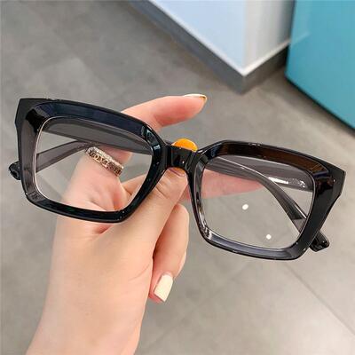 1PC Oversized Square Reading Glasses Men Women Portable Larg