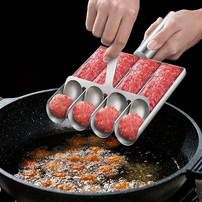 Easy-Release Non-Stick Meatball Maker Set - Manual Meatball