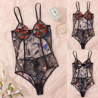 Mesh perspective suspenders temptation sexy lingerie