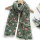 New Imitation Cashmere Green Scarf Women
