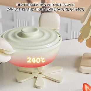 Silicone Trivet Portable Hot Trivets Table Mats Set