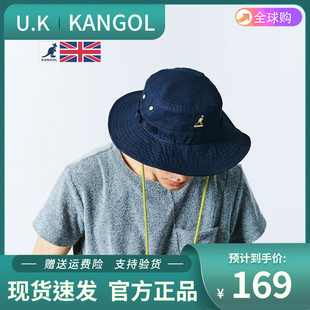 KANGOL袋鼠帽子丛林渔夫帽显脸小男女户外遮阳防晒水桶盆帽潮正品