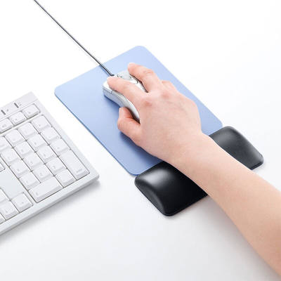 SANWASUPPLY人体工学键盘托键盘手腕垫机械键盘腕托鼠标垫护腕底
