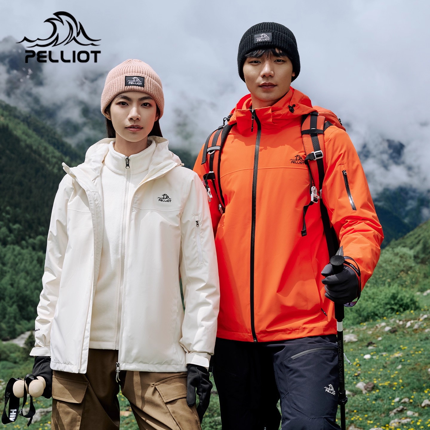 伯希和户外冲锋衣秋冬登山服