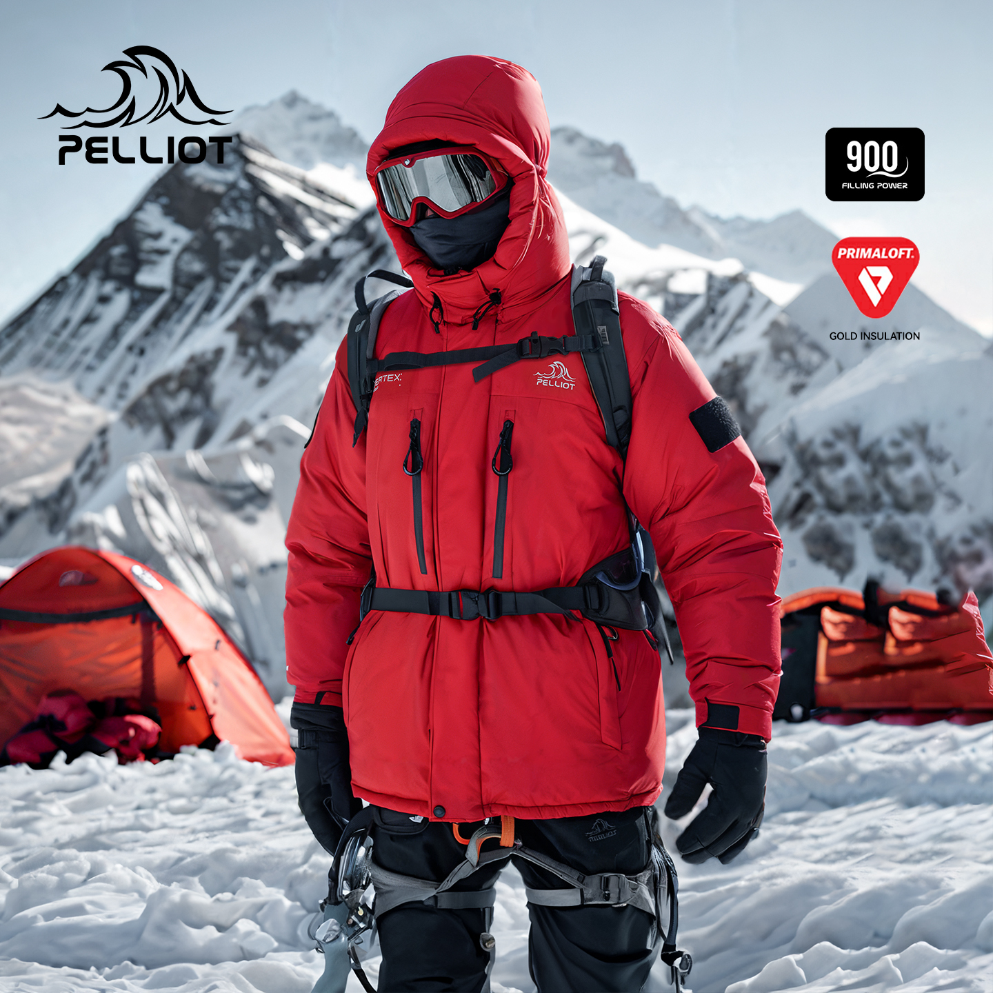 伯希和高山羽绒服900蓬鹅绒P棉服