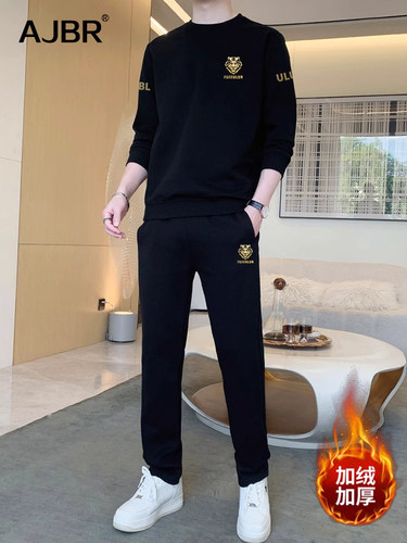 2025新款运动休闲套装男年春秋季新款透气男士时尚简约卫衣潮牌服