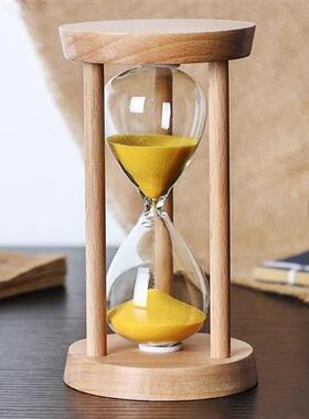 速发时间沙漏计时器防童儿摔流套5/10/0分钟半小时计时一沙漏斗摆
