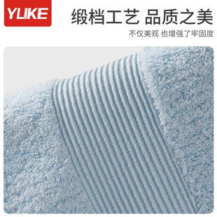 速发浴巾纯棉水用 成人男刺绣儿ogo l童大浴巾不掉毛色吸家毛巾