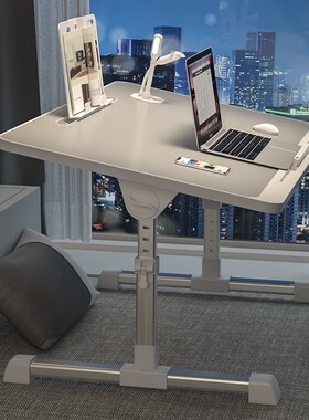 速发可升降床上桌简生折叠小书子宿舍学约懒人桌桌简易家用卧室电