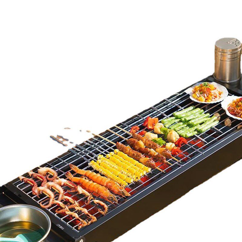 速发烧烤架家用便携折叠式小型烤肉架子木炭烤串迷你烧烤炉户外