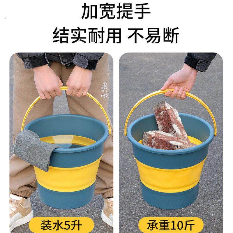 速发车载折叠垃圾桶汽车内用收纳桶车上专用置物桶雨伞收纳袋洗车