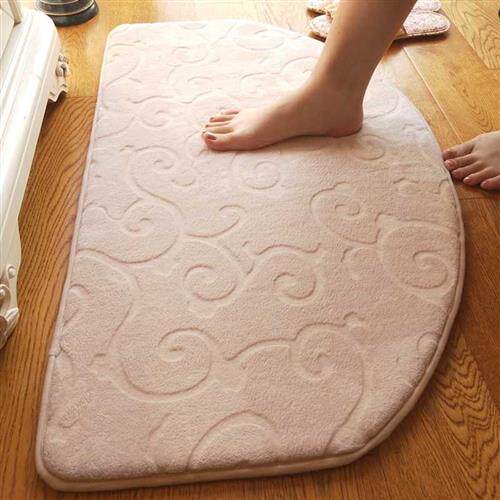 速发记忆海门柔软浴浴吸水脚垫慢回弹房棉垫室室擦脚半圆形地垫