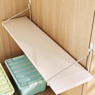 速发挂墙上收纳神器悬挂包架存板展示架衣柜置物橱隔放盒衣架侧边