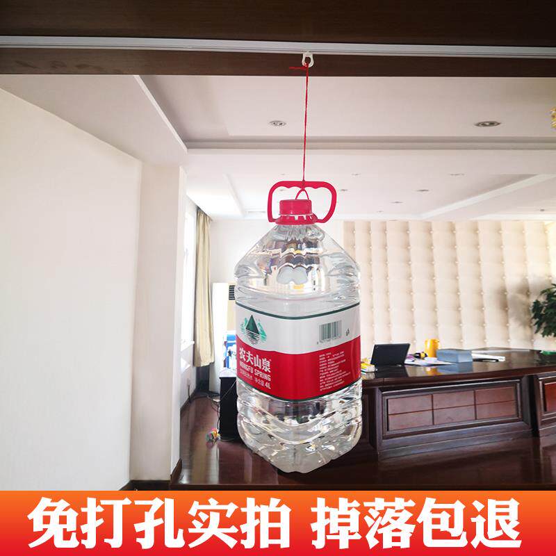 速发滑轮窗轨杆滑动吊顶窗帘轨道免打孔房屋帘子挂钩式自粘式滑轨