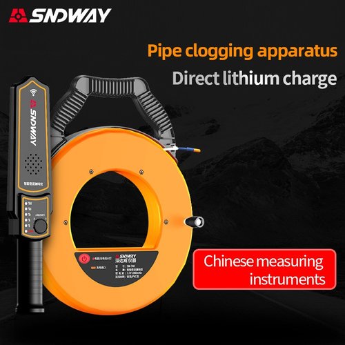 深达威管道测堵仪测堵器电工PVC墙体堵塞探测器电线管穿线排堵器