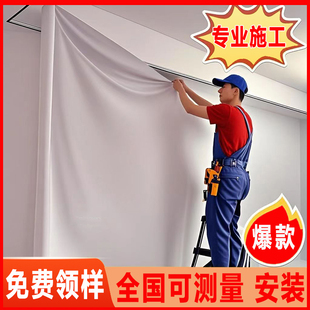 墙布包安装高级感简约壁布无缝全屋客厅2025新款艺术漆轻奢高级感