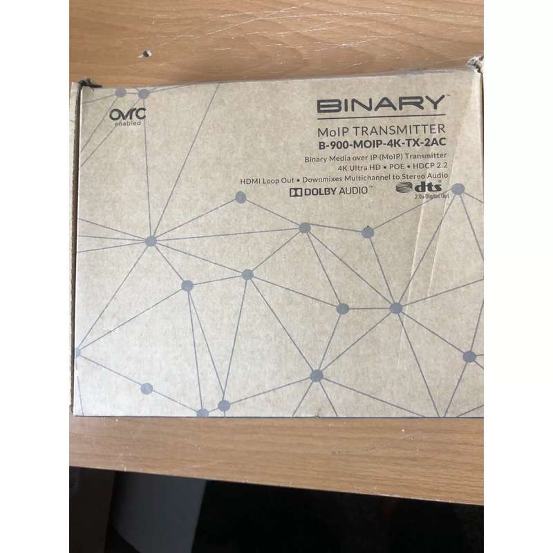 议价BINARY B-900-MOIP-4K-TX-2AC - 实物图