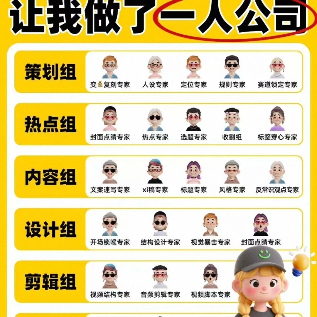 AI一人公司从0到1剪辑实战课
