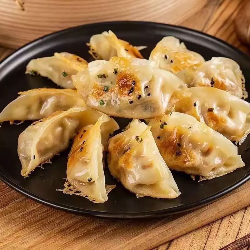 玉米猪肉蒸饺菌菇煎饺蒸煎饺鲜肉