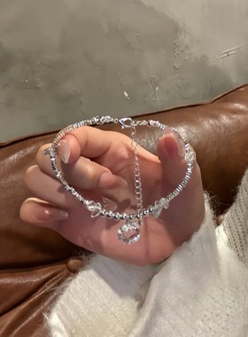 可爱凯蒂猫头手链冰透吊坠手环