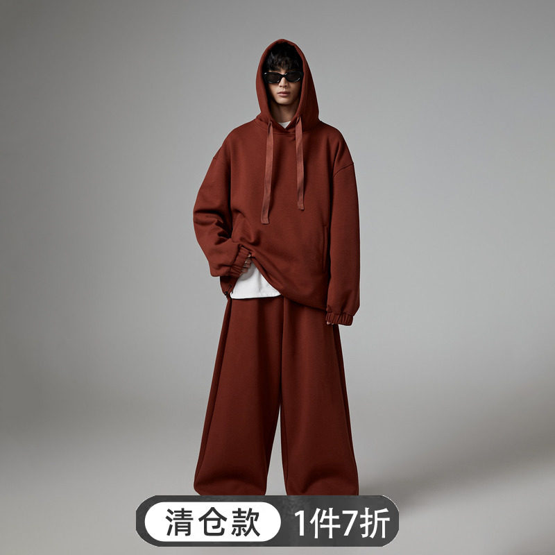 INSOMNIA失眠者 【清仓】oversize宽松百搭运动休闲卫衣套装男女