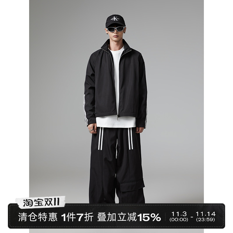 小众设计原创加厚加绒运动套装