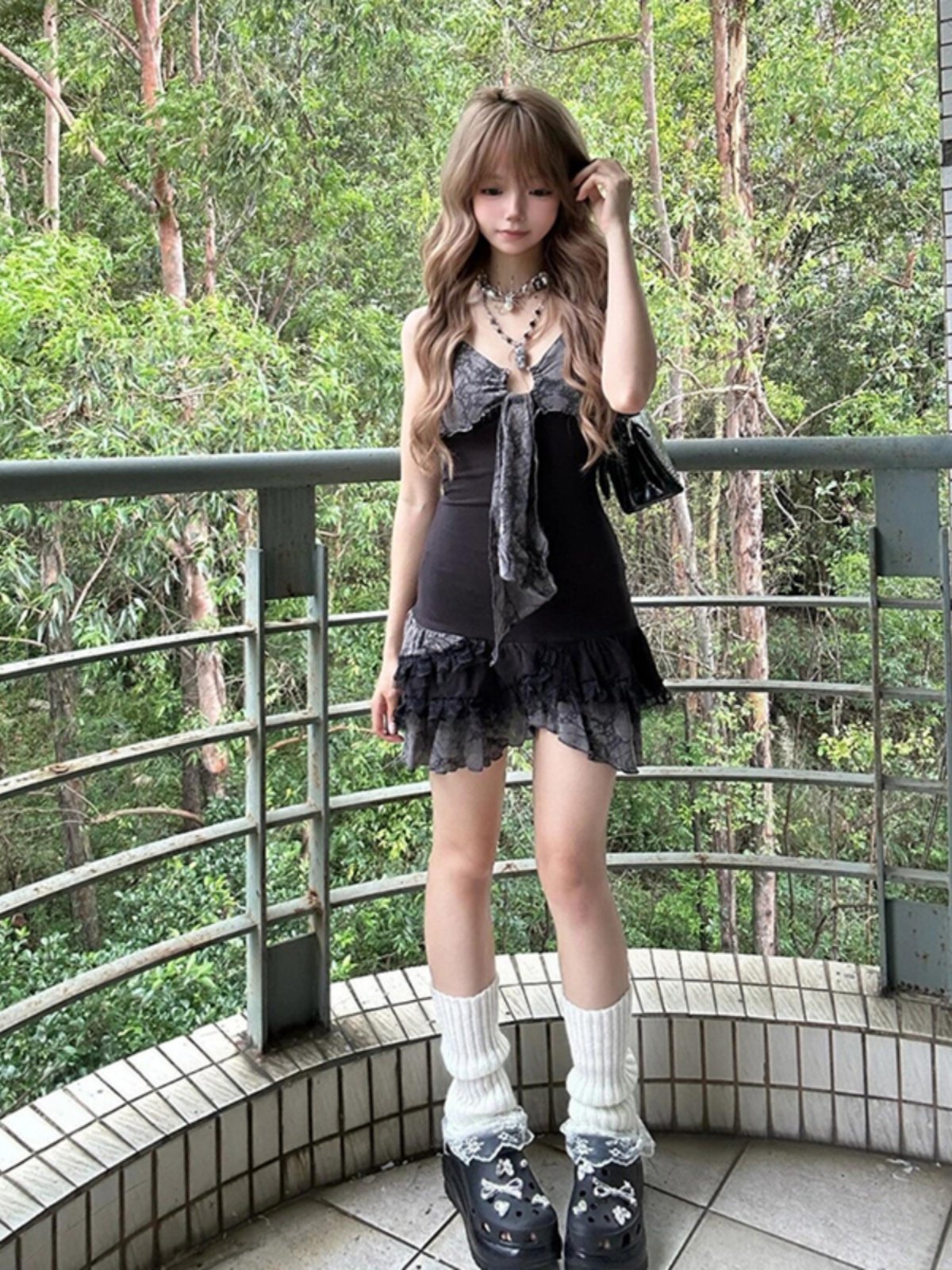 Y2K American Retro Lace Cami Dress: Your Sweet & Spicy Summer Vibe - Product image 3