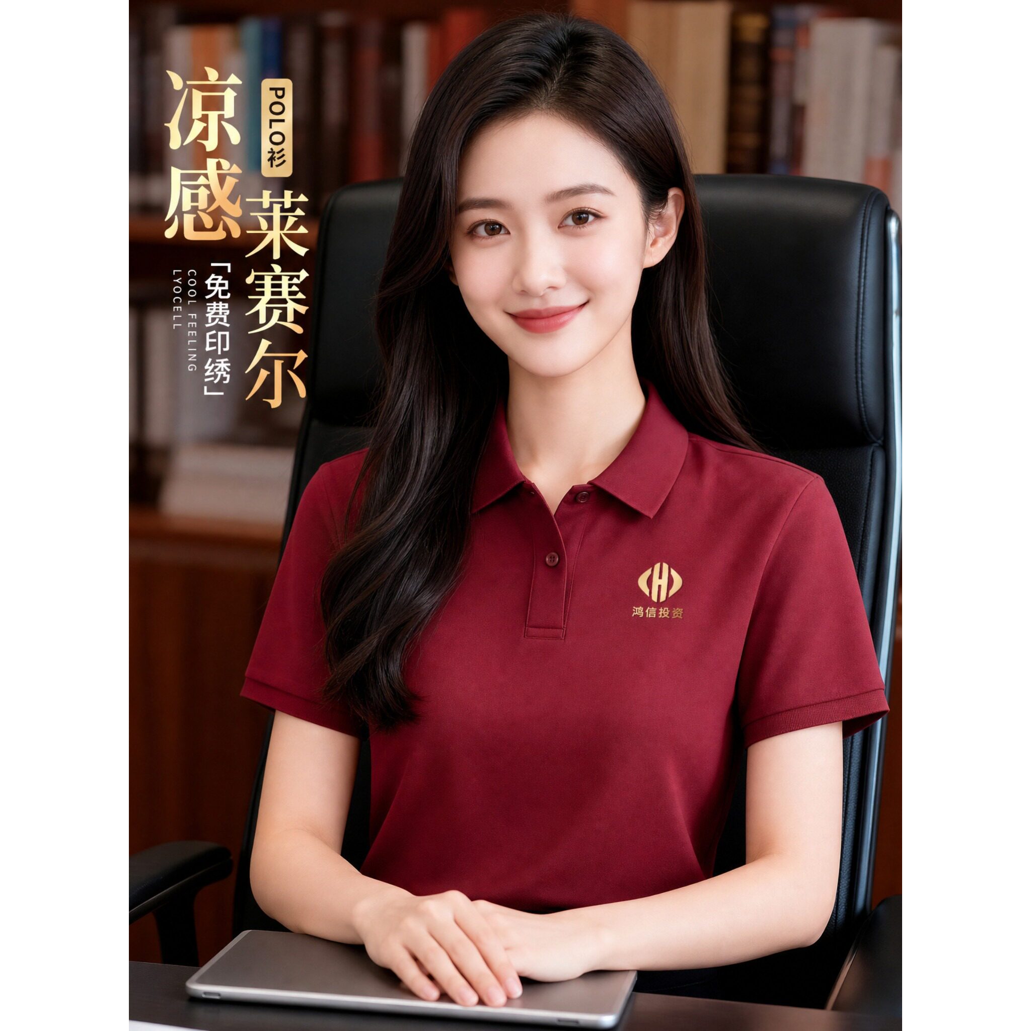 高端莱赛尔polo衫定制工