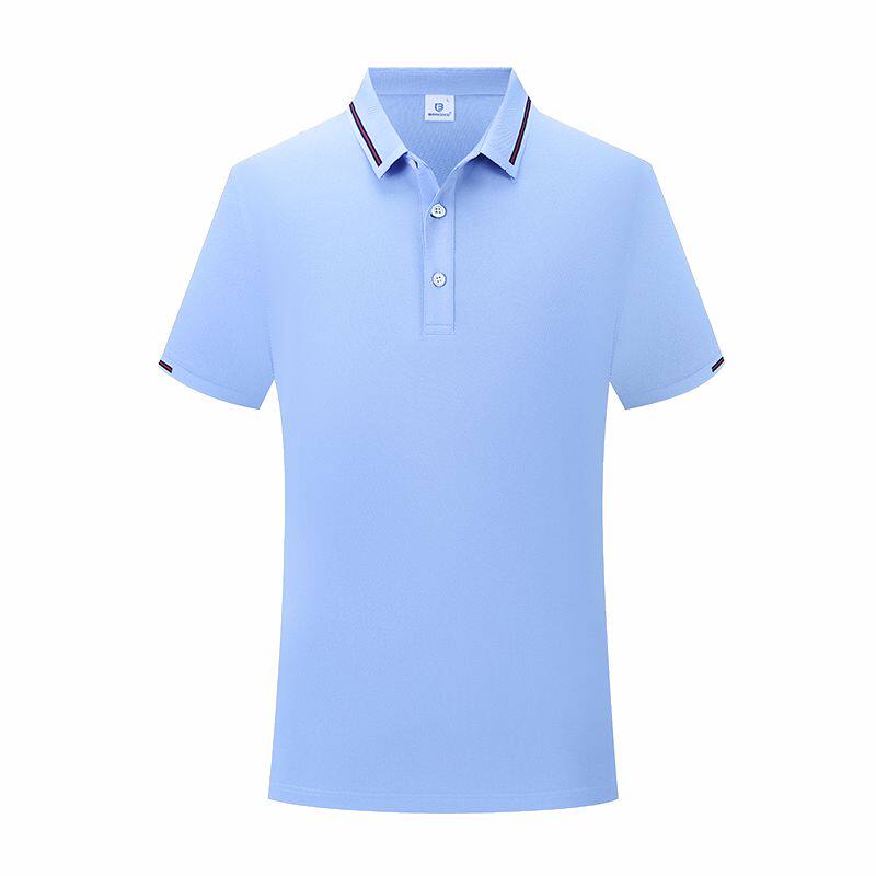夏季工作服翻领短袖t恤po