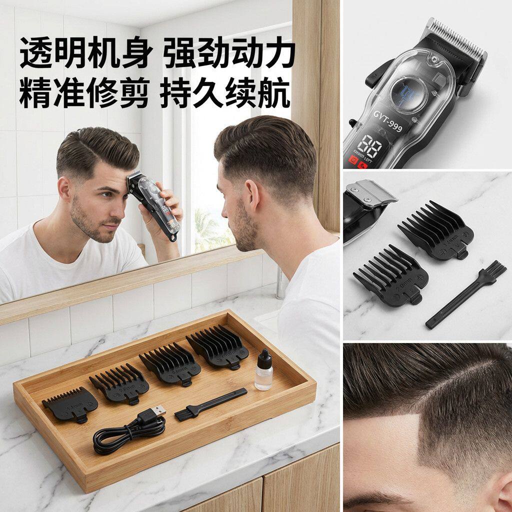 静音理发器推剪发廊专用美发推子理发器专业理发店电推剪剃头刀