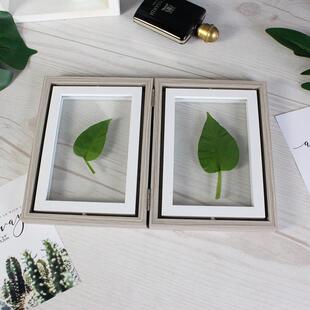 创意相框摆台5寸6寸7双面旋转折叠多张照片打印办公室桌面拼图框