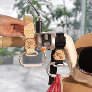 适用雅迪爱玛电动车挂钩前置通用电瓶自行车摩托车挂物钩外卖挂扣