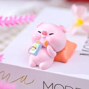 萌宠卡通肥宅时光汽车小摆件生日蛋糕烘焙装 可爱新款 饰品学生礼品
