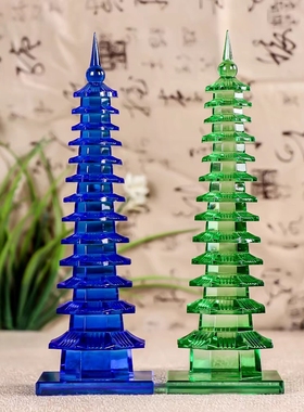 2024新款玻璃水晶7层文昌塔布局文昌阵大师专用，