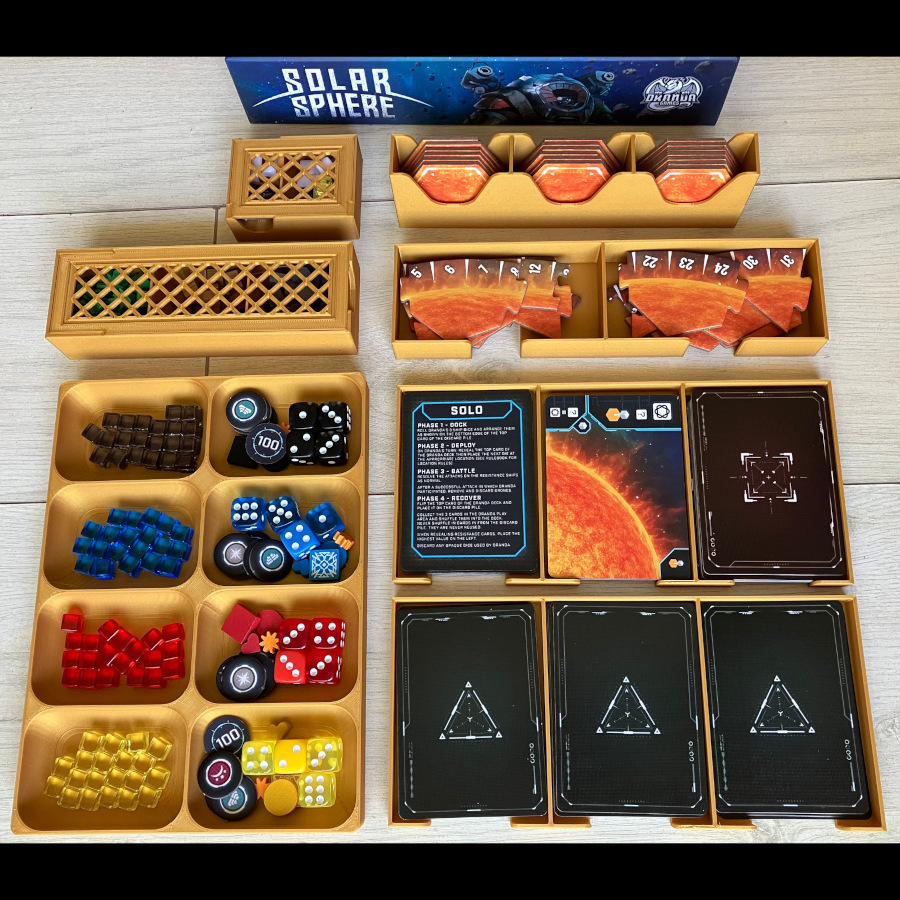 【太阳球桌游收纳套装】Solar Sphere整理储存Insert Organizer