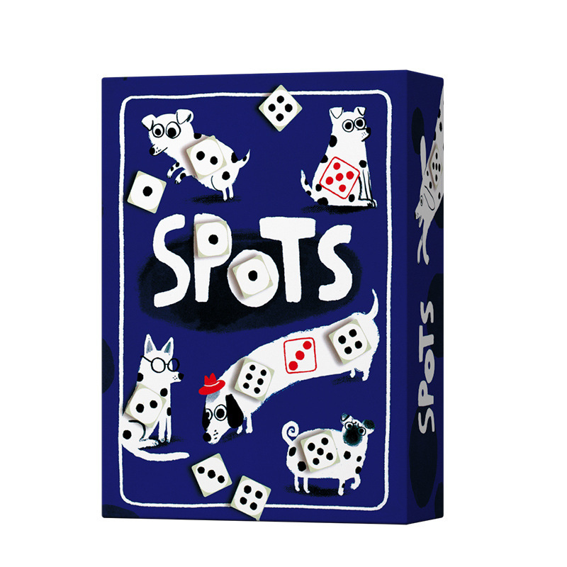 斑点狗SPOTS桌游1-4人赌狗骰子卡牌毛线运气休闲聚会益智玩具