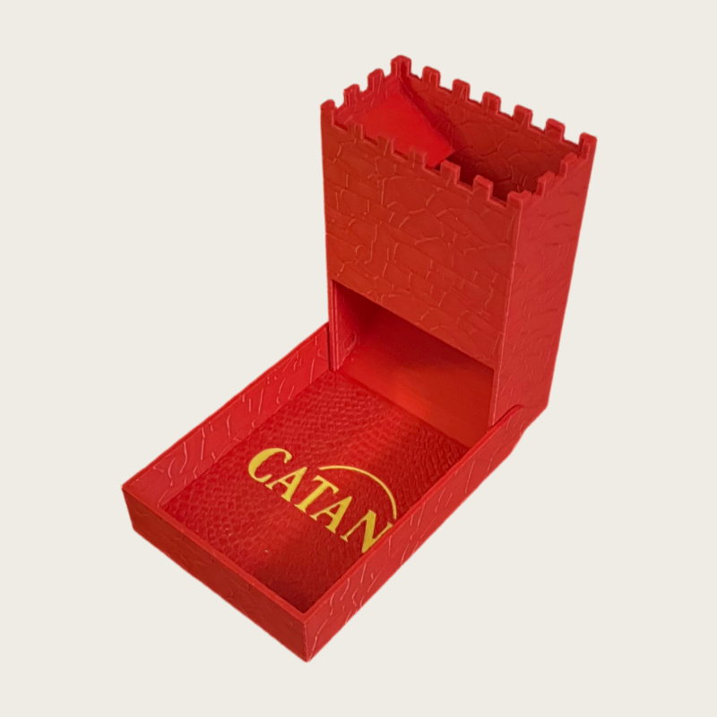 【卡坦岛风格可折叠骰子塔】Catan便携城堡Dice Tower色筛子投盘