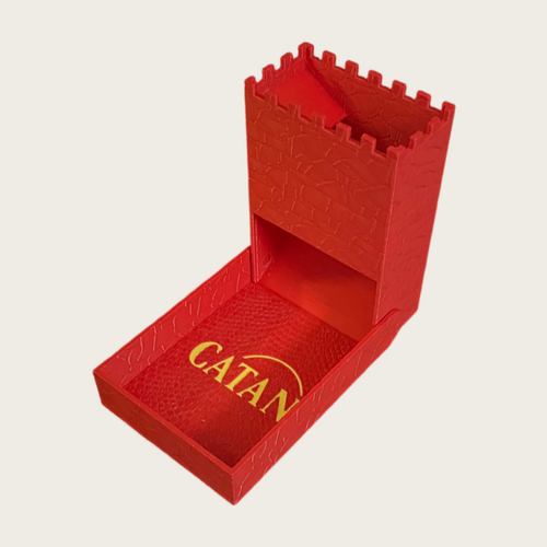 【卡坦岛风格可折叠骰子塔】Catan便携城堡Dice Tower色筛子投盘